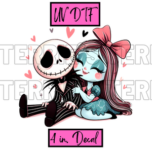 Spooky Couple Decal