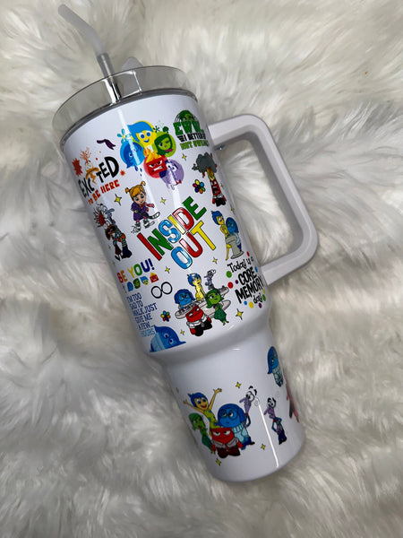 40 Oz Emotions Tumbler & Keychain