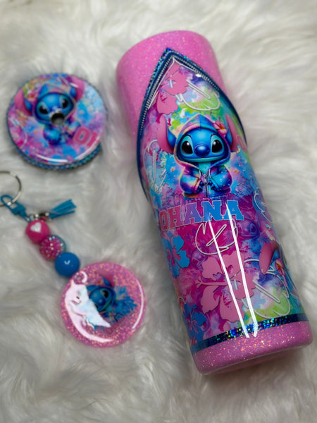 O Hana Tumbler & Keychain Set