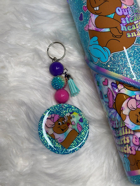 PRE-ORDER Stealing hearts and snacks Tumbler & keychain