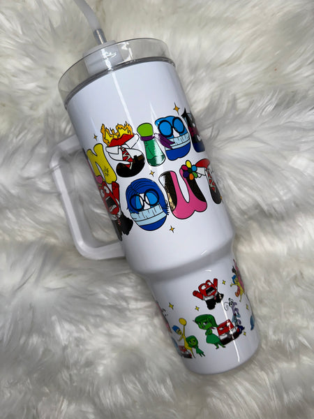 40 Oz Emotions Tumbler & Keychain