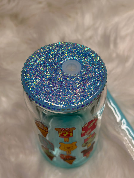 Cute Ice Creams Glass