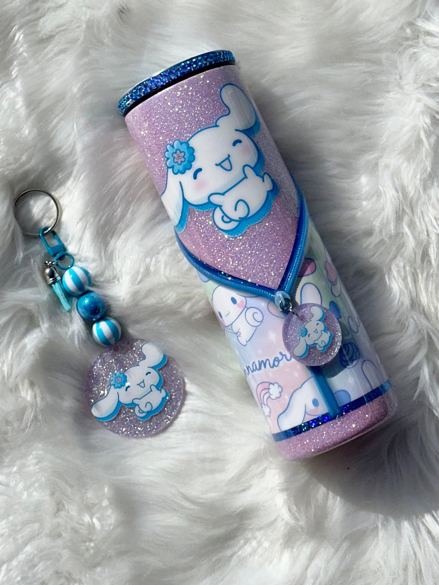 Bunny Tumbler & Keychain Set