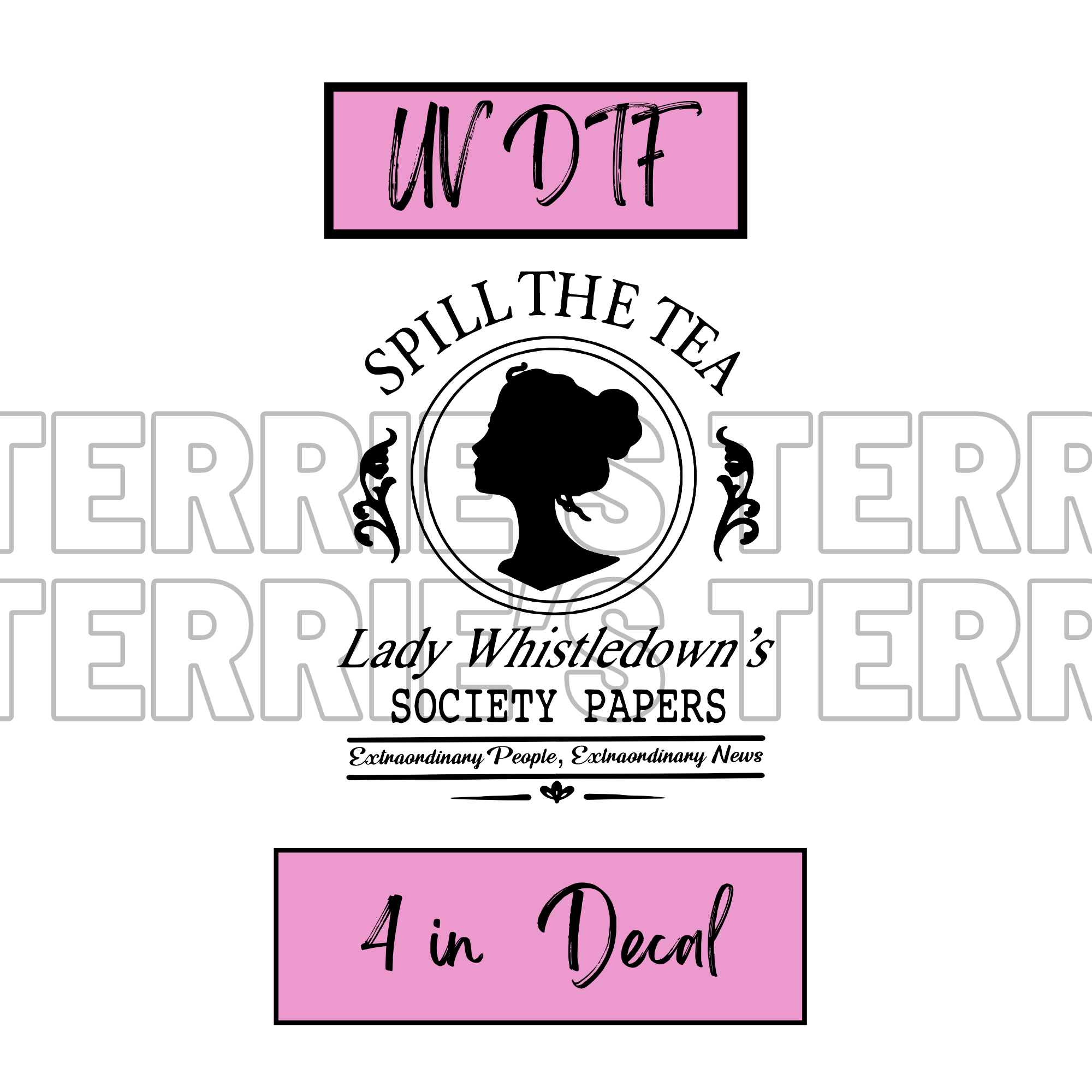 Spill the tea 1 Decal