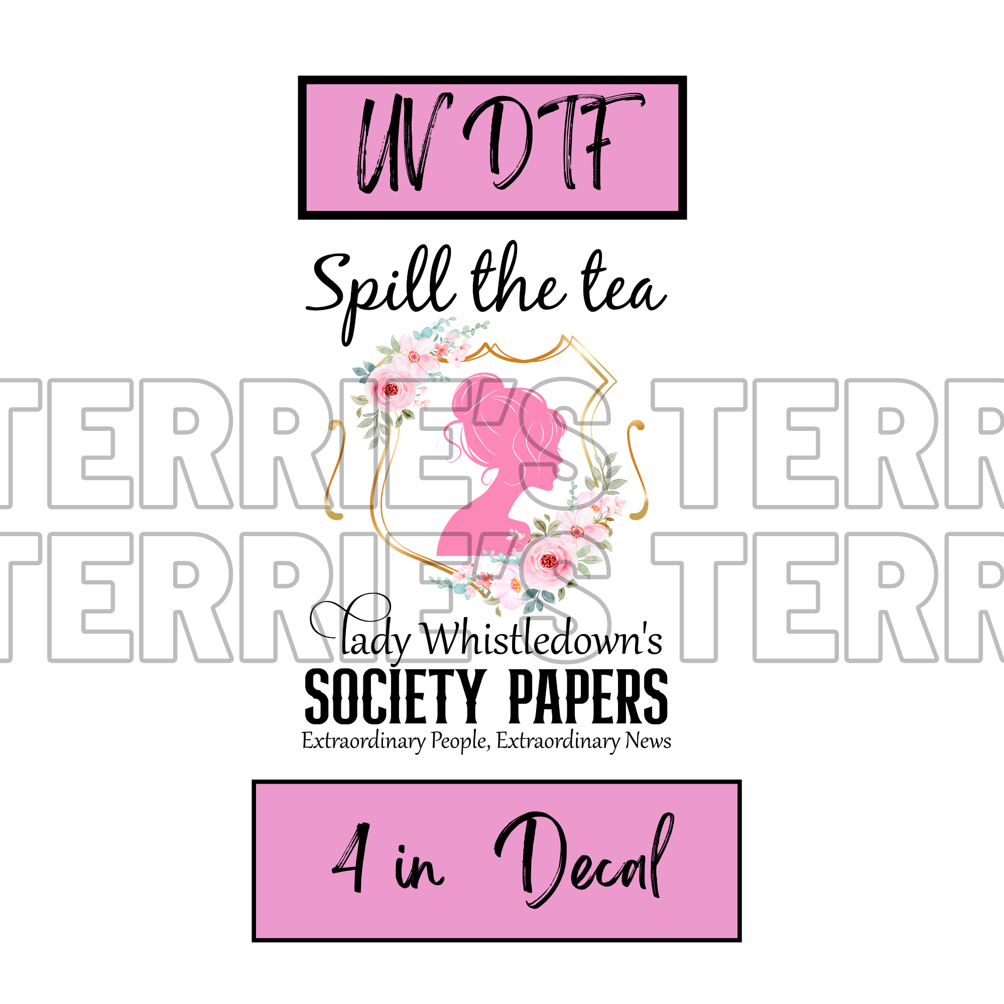 Spill the tea Decal