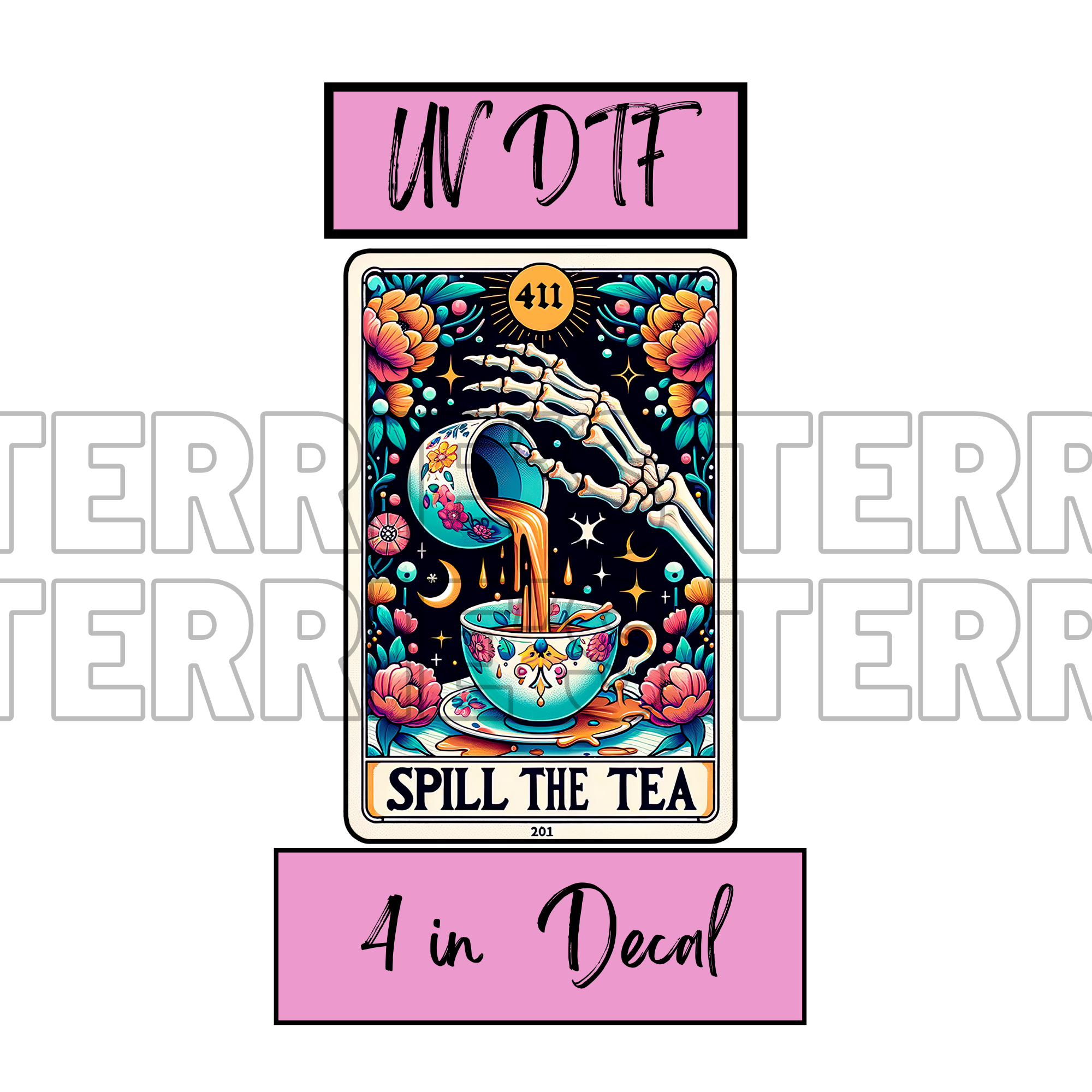 Spill the Tea Decal