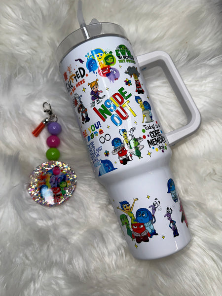 40 Oz Emotions Tumbler & Keychain