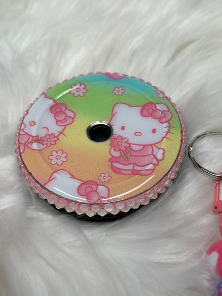 Rainbow Butterfly Tumbler & Keychain Set