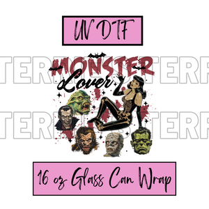 Retro Monster Love Decal