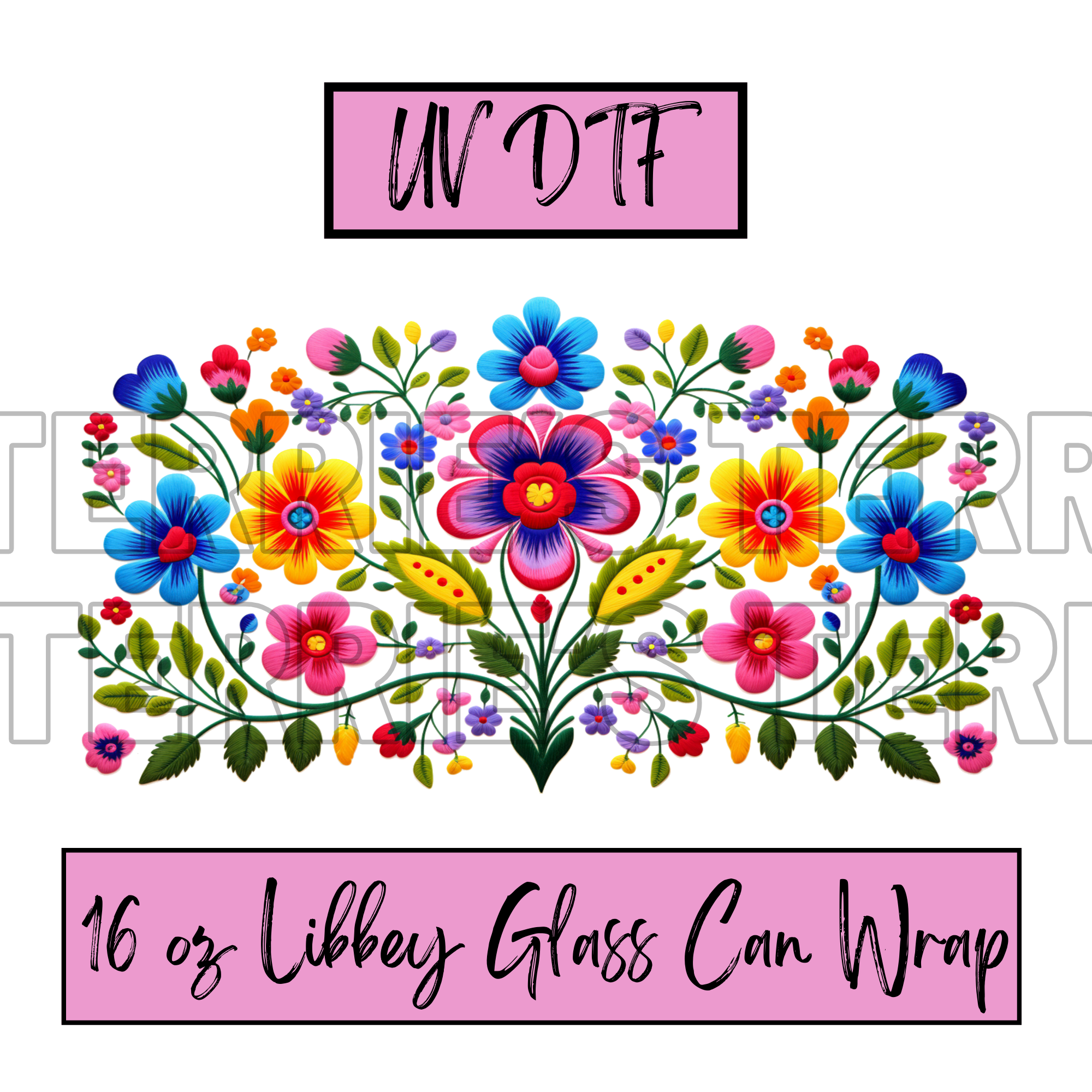 Mexican Flowers Wrap