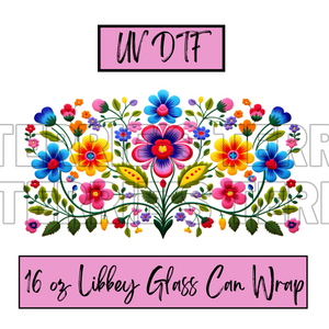 Mexican Flowers Wrap